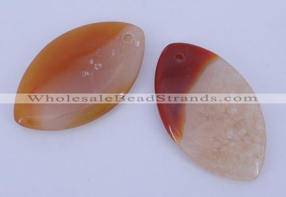 NGP892 5PCS 30*50 marquise agate druzy geode gemstone pendants