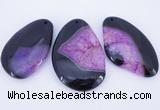 NGP903 5PCS 35-45mm*55-70mm freeform agate druzy geode gemstone pendants