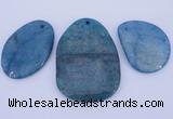 NGP938 5PCS 35-50mm*45-70mm freeform gemstone pendants wholesale