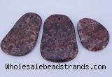 NGP941 5PCS 35-45mm*45-65mm freeform jasper gemstone pendants