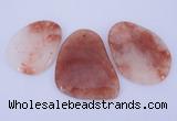 NGP950 5PCS 35-55mm*50-65mm freeform red quartz gemstone pendants