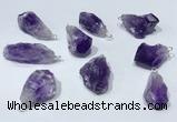 NGP9750 10*16mm-18*25mm freeform amethyst pendants wholesale