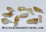 NGP9755 10*16mm-18*25mm freeform citrine pendants wholesale