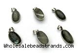 NGP9873 12*20mm oval labradorite pendant