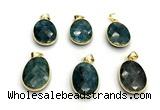 NGP9880 17*22mm faceted oval apatite pendant