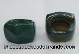 NGR44 20*30*35mm faceted freeform agate gemstone rings