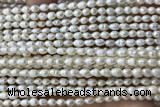 PEAR06 14 inches 3.5mm – 4mm white freshwater pearl beads