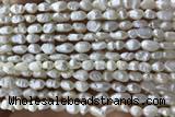 PEAR12 14 inches 4mm – 5mm white freshwater pearl beads