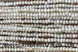 PEAR16 14 inches 3mm – 4mm white freshwater pearl beads