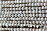 PEAR18 14 inches 5mm – 6mm white freshwater pearl beads