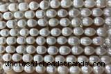 PEAR23 14 inches 7mm – 8mm white freshwater pearl beads