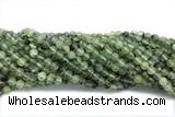 QUAR06 15 inches 6mm round green rutilated quartz gemstone beads