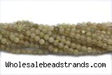 QUAR20 15 inches 6mm round golden rutilated quartz gemstone beads