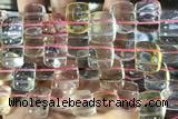 QUAR53 14 inches 13*18mm dyed crackle quartz beads