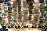 QUAR54 14 inches 13*18mm dyed crackle quartz beads