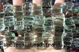 QUAR55 14 inches 13*18mm dyed crackle quartz beads