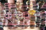 QUAR56 14 inches 13*18mm dyed crackle quartz beads