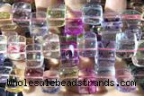 QUAR58 14 inches 13*18mm dyed crackle quartz beads