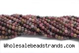 RHOD01 15 inches 6mm round fowlerite gemstone beads