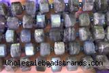 ROND155 14 inches 8*12mm faceted rondelle labradorite beads