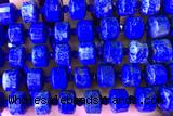 ROND158 14 inches 8*12mm faceted rondelle lapis lazuli beads