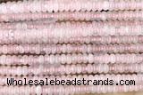 ROND167 15 inches 2*4mm rondelle rose quartz gemstone beads