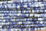 ROND170 15 inches 2*4mm rondelle blue spot stone gemstone beads