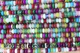 ROND198 15 inches 2*4mm rondelle mixed gemstone beads