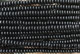 ROND201 15 inches 2*4mm rondelle black onyx gemstone beads