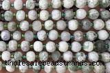 ROND216 15 inches 6*8mm faceted rondelle jade beads