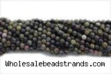 RUBY01 15 inches 6mm round ruby sapphire gemstone beads