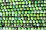 SEAS06 15 inches 4mm round dyed imperial jasper beads