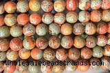 SEAS103 15 inches 10mm round dyed imperial jasper beads