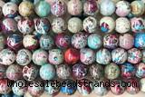 SEAS119 15 inches 10mm round dyed imperial jasper beads