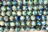 SEAS122 15 inches 10mm round dyed imperial jasper beads