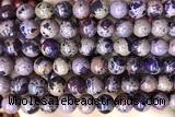 SEAS124 15 inches 10mm round dyed imperial jasper beads