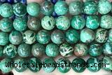 SEAS134 15 inches 12mm round dyed imperial jasper beads