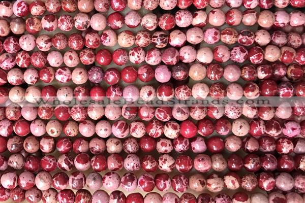 SEAS16 15 inches 4mm round dyed imperial jasper beads