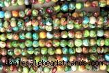 SEAS26 15 inches 4mm round dyed imperial jasper beads