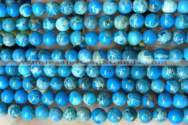 SEAS41 15 inches 6mm round dyed imperial jasper beads