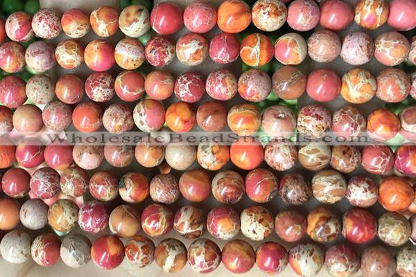 SEAS50 15 inches 6mm round dyed imperial jasper beads