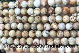 SEAS60 15 inches 8mm round dyed imperial jasper beads