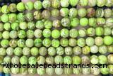 SEAS63 15 inches 8mm round dyed imperial jasper beads