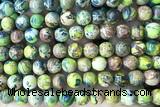 SEAS64 15 inches 8mm round dyed imperial jasper beads