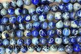 SEAS72 15 inches 8mm round dyed imperial jasper beads