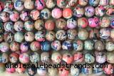 SEAS78 15 inches 8mm round dyed imperial jasper beads