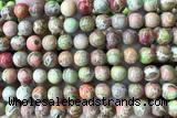 SEAS85 15 inches 8mm round dyed imperial jasper beads