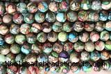 SEAS90 15 inches 8mm round dyed imperial jasper beads