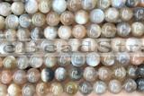 SUNS21 15 inches 8mm round sunstone gemstone beads