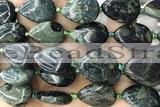 TEAR32 15 inches 13*18mm flat teardrop kambaba jasper beads